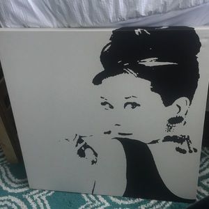 Audrey Hepburn vintage poster